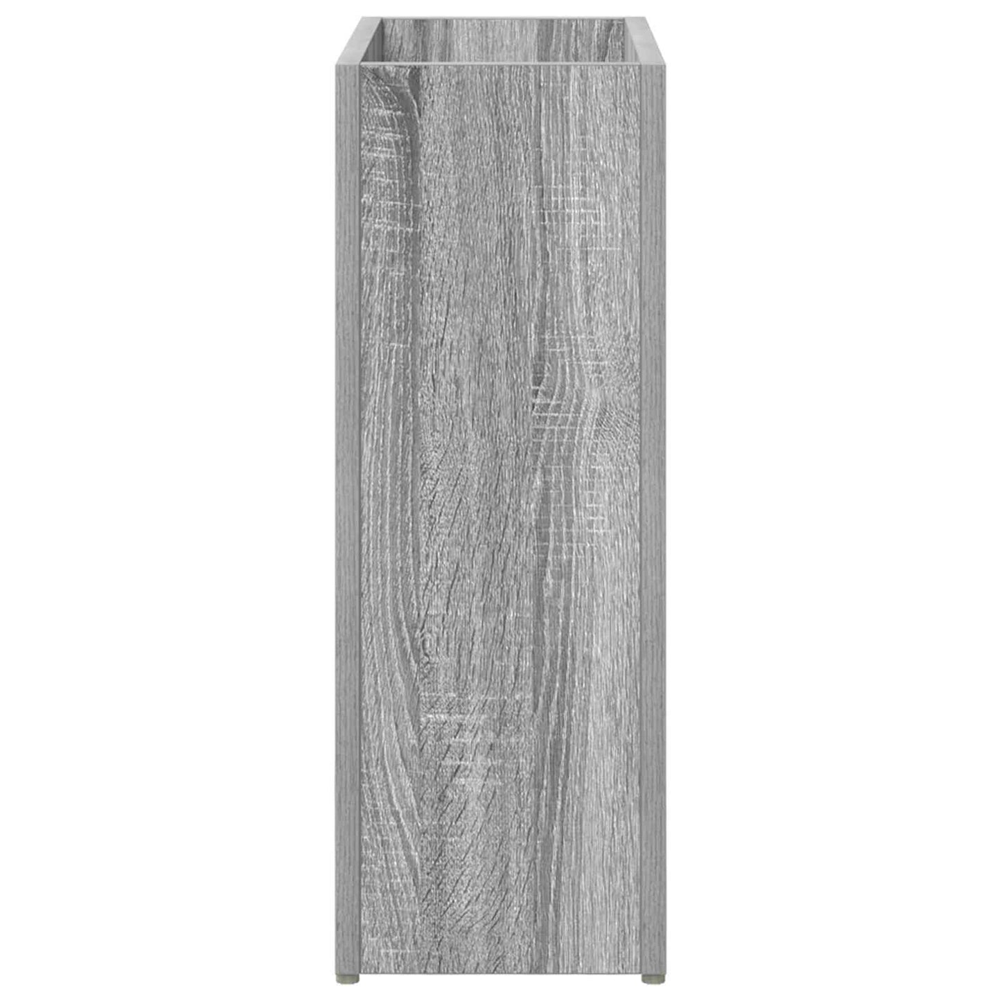 vidaXL Umbrella Stand Grey Sonoma 40 x 20 x 55.5 cm Engineered Wood