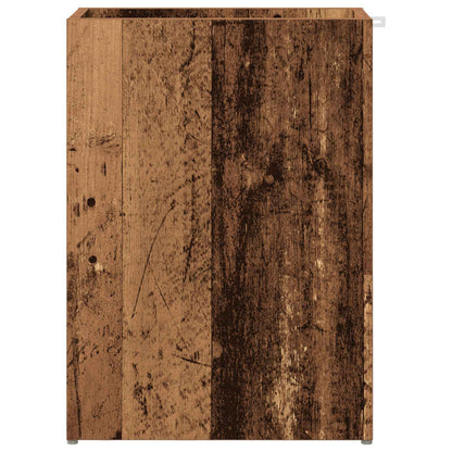 vidaXL Umbrella Stand Old Wood 40 x 20 x 55.5 cm Engineered Wood