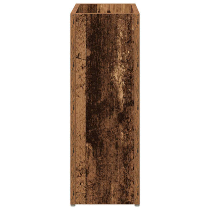 vidaXL Umbrella Stand Old Wood 40 x 20 x 55.5 cm Engineered Wood