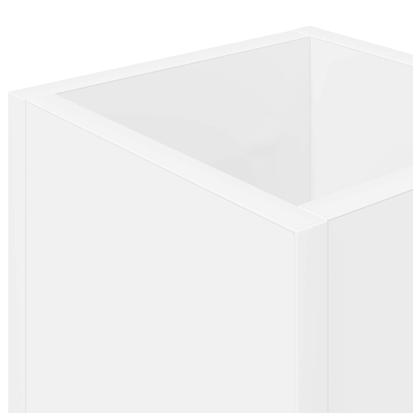 vidaXL Umbrella Stand White 20 x 20 x 55.5 cm Engineered Wood
