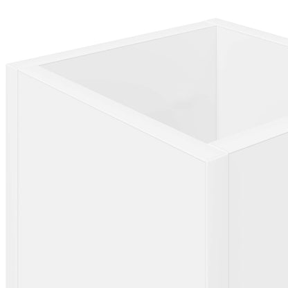 vidaXL Umbrella Stand White 20 x 20 x 55.5 cm Engineered Wood