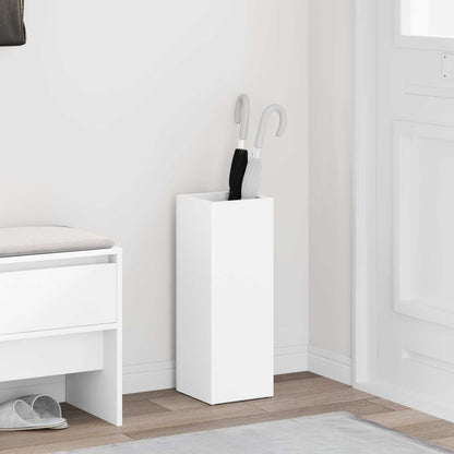 vidaXL Umbrella Stand White 20 x 20 x 55.5 cm Engineered Wood