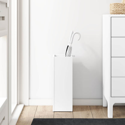 vidaXL Umbrella Stand White 20 x 20 x 55.5 cm Engineered Wood