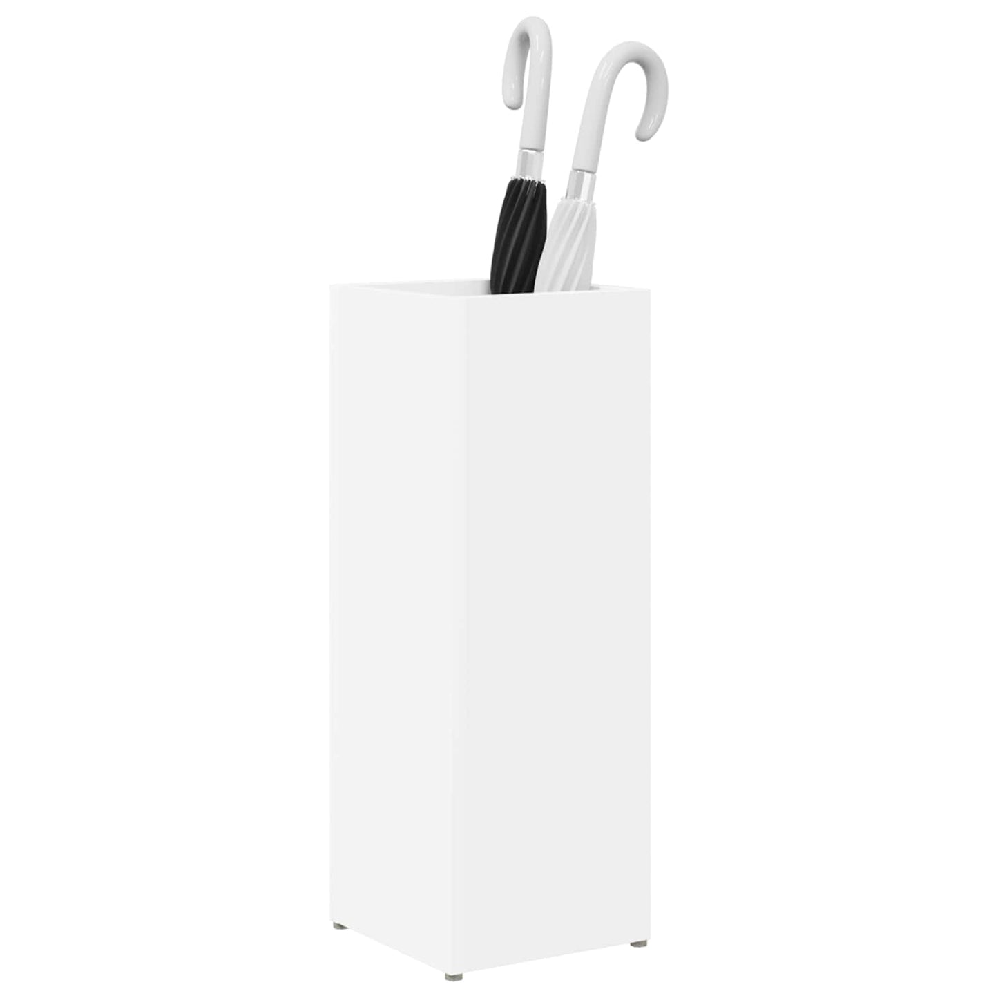 vidaXL Umbrella Stand White 20 x 20 x 55.5 cm Engineered Wood