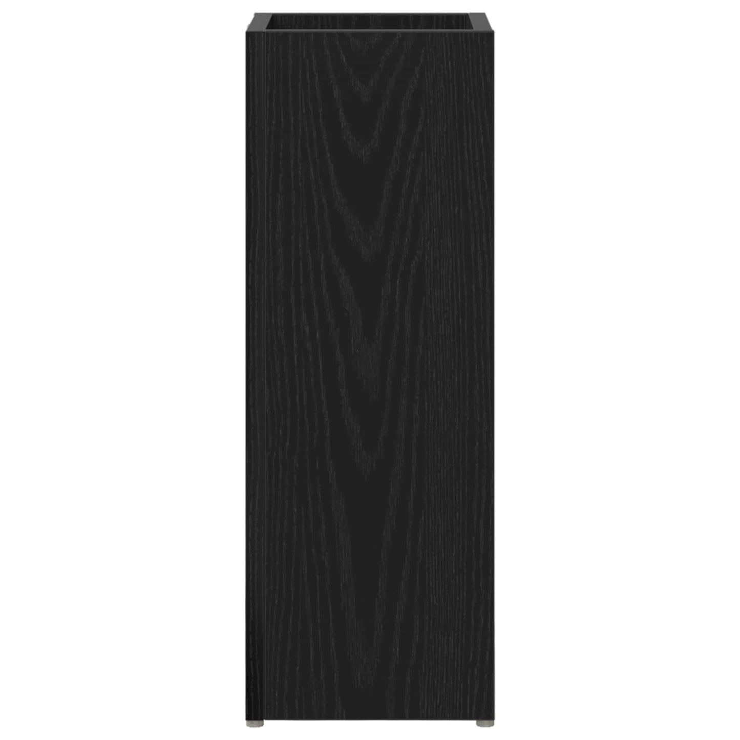 vidaXL Umbrella Stand Black Oak 20 x 20 x 55.5 cm Engineered Wood