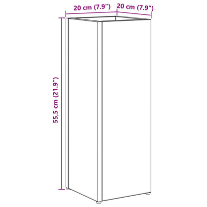 vidaXL Umbrella Stand Sonoma Oak 20 x 20 x 55.5 cm Engineered Wood