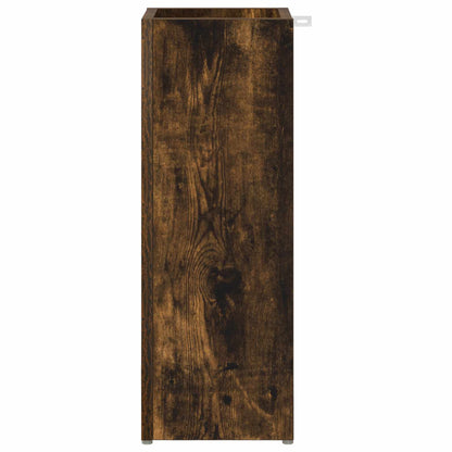 vidaXL Umbrella Stand Smoked Oak 20 x 20 x 55.5 cm Engineered Wood