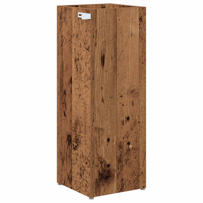 vidaXL Umbrella Stand Old Wood 20 x 20 x 55.5 cm Engineered Wood