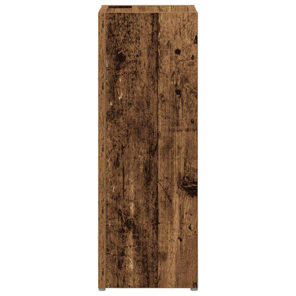 vidaXL Umbrella Stand Old Wood 20 x 20 x 55.5 cm Engineered Wood