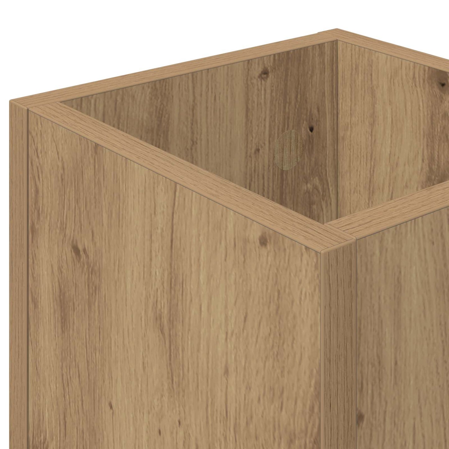 vidaXL Umbrella Stand Artisan Oak 20 x 20 x 55.5 cm Engineered Wood
