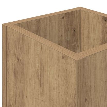 vidaXL Umbrella Stand Artisan Oak 20 x 20 x 55.5 cm Engineered Wood