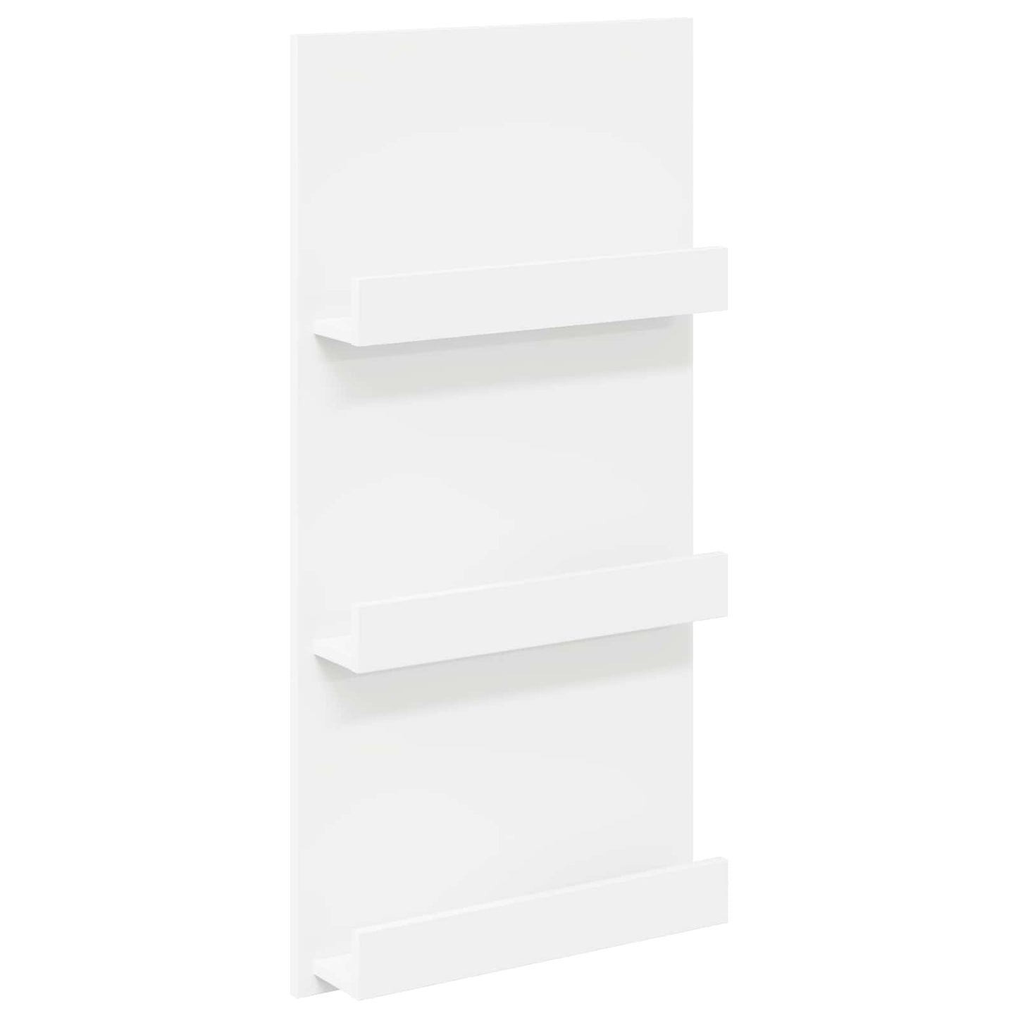 vidaXL Magazine Rack with Shelf White 51 x 11 x 102 cm Engineered Wood