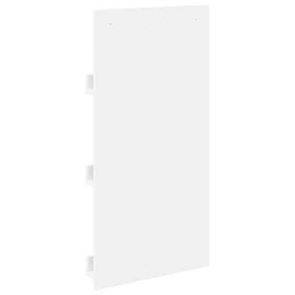 vidaXL Magazine Rack with Shelf White 51 x 11 x 102 cm Engineered Wood