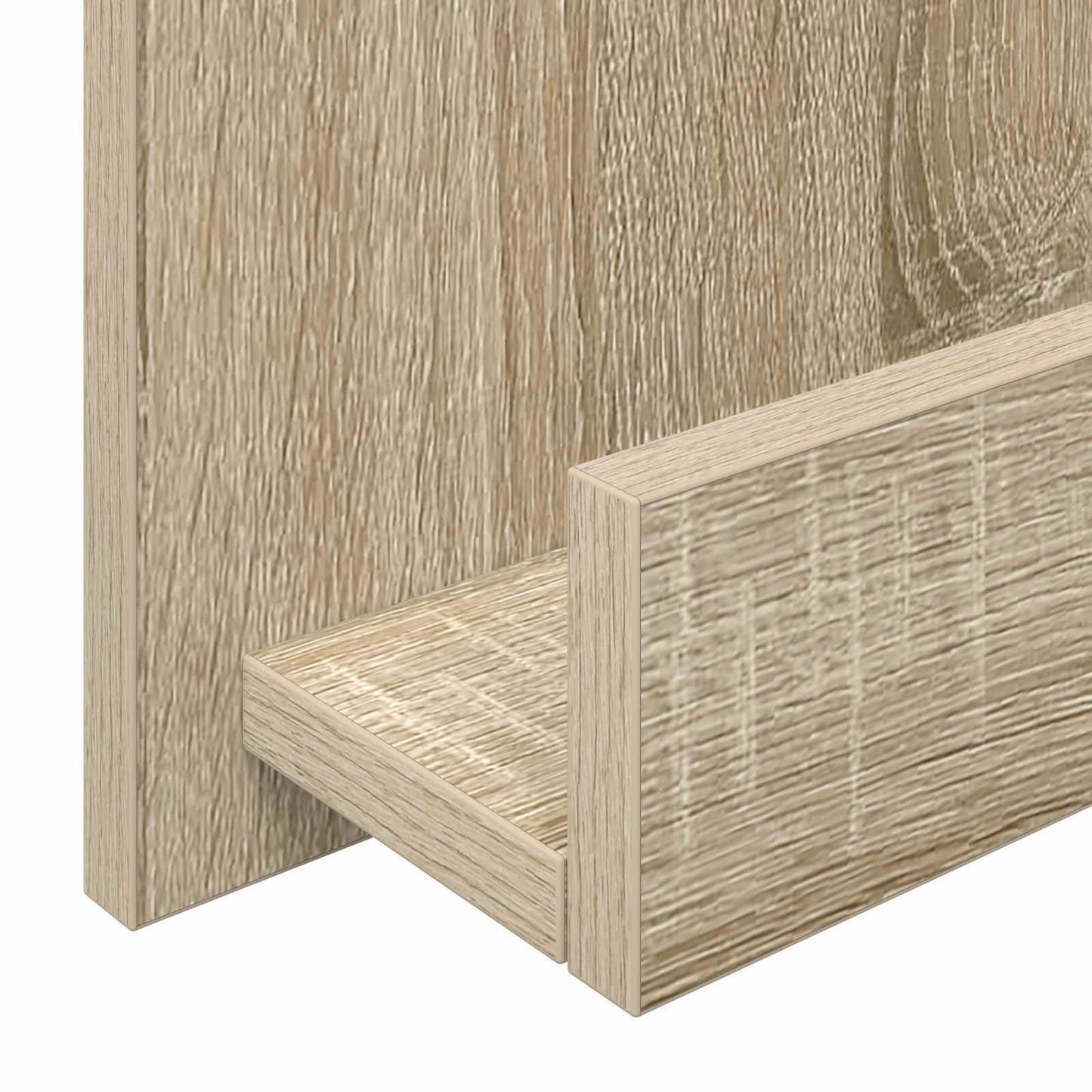 vidaXL Magazine Rack Sonoma Oak 51 x 11 x 102 cm Engineered Wood