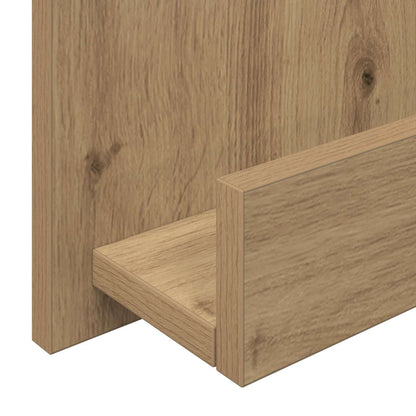 vidaXL Magazine Rack Artisan Oak 51 x 11 x 102 cm Engineered Wood