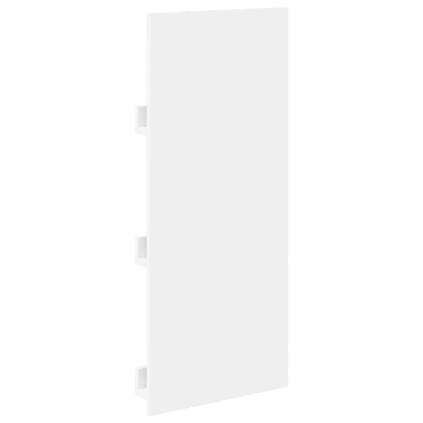 vidaXL Magazine Rack with Shelf White 43 x 11 x 102 cm Engineered Wood
