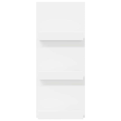 vidaXL Magazine Rack with Shelf White 43 x 11 x 102 cm Engineered Wood