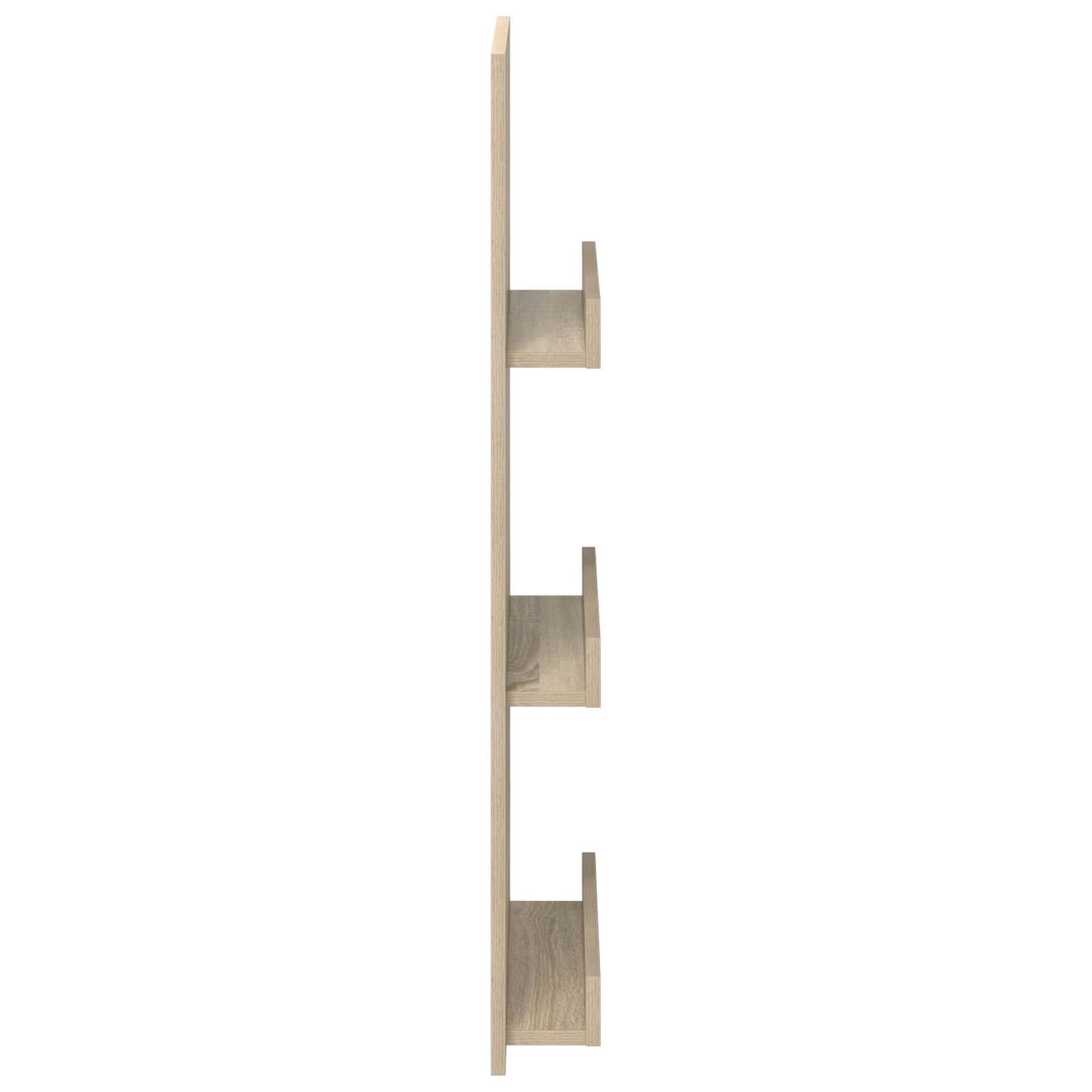 vidaXL Magazine Rack Sonoma Oak 43 x 11 x 102 cm Engineered Wood