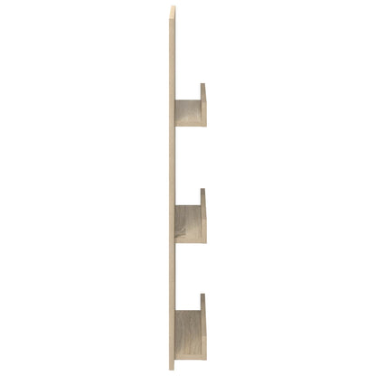 vidaXL Magazine Rack Sonoma Oak 43 x 11 x 102 cm Engineered Wood