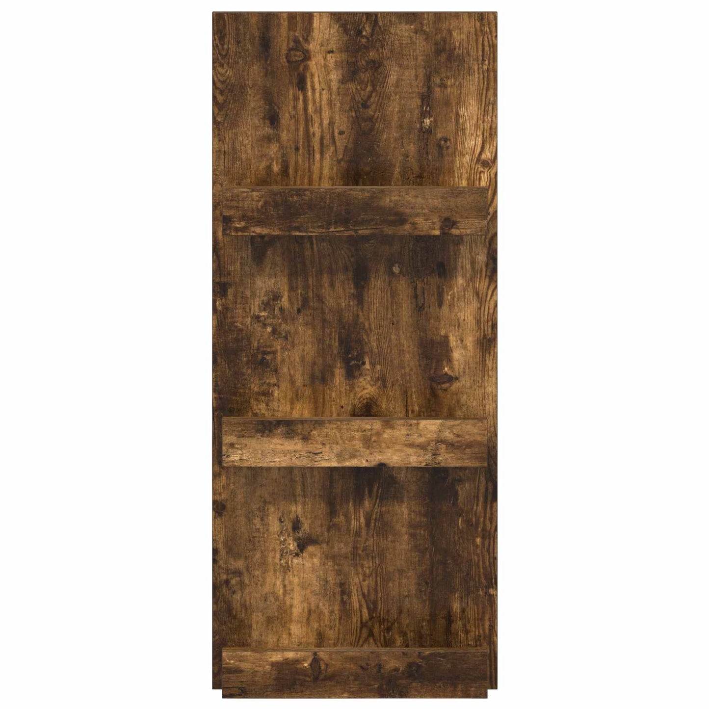 vidaXL Magazine Rack Smoked Oak 43 x 11 x 102 cm Engineered Wood