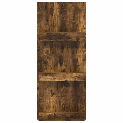 vidaXL Magazine Rack Smoked Oak 43 x 11 x 102 cm Engineered Wood