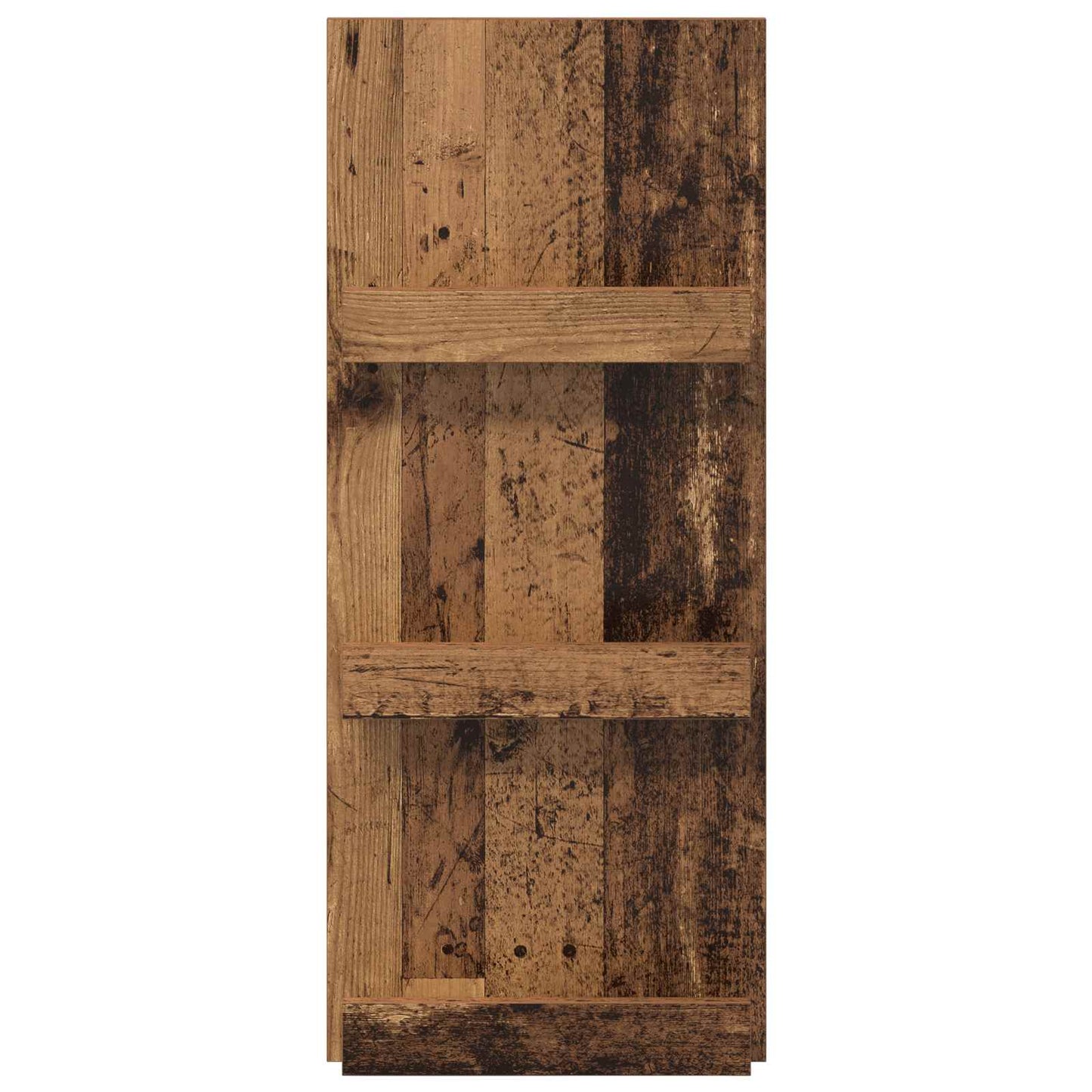 vidaXL Magazine Rack Old Wood 43 x 11 x 102 cm Engineered Wood