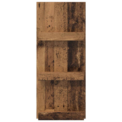 vidaXL Magazine Rack Old Wood 43 x 11 x 102 cm Engineered Wood