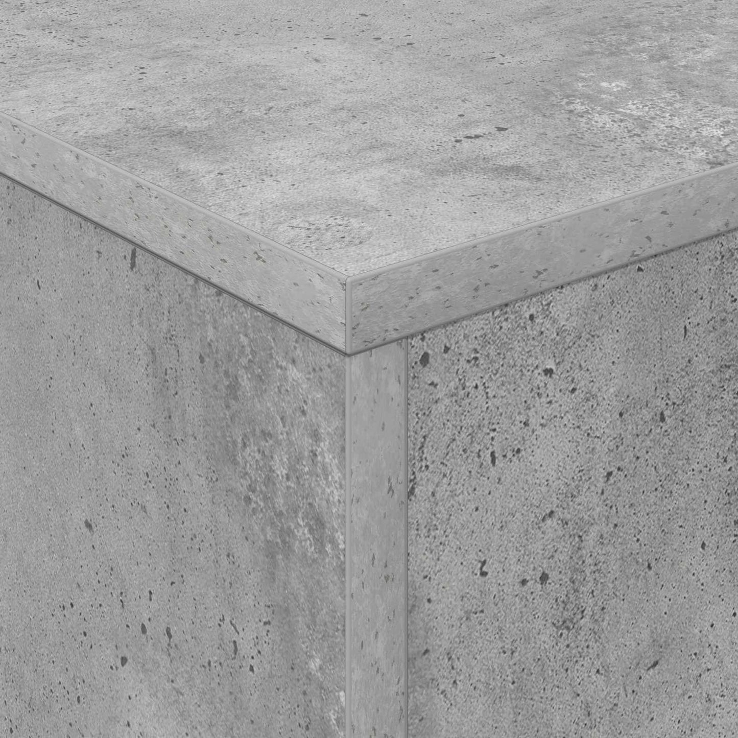 vidaXL Magazine Rack Concrete Grey 70 x 41 x 156 cm Engineered Wood