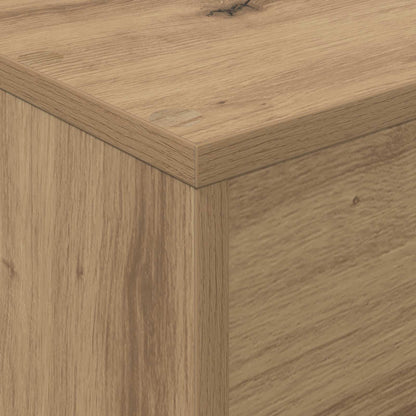 vidaXL Magazine Rack Artisan Oak 70 x 41 x 126 cm Engineered Wood