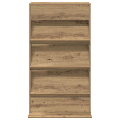 vidaXL Magazine Rack Artisan Oak 70 x 41 x 126 cm Engineered Wood