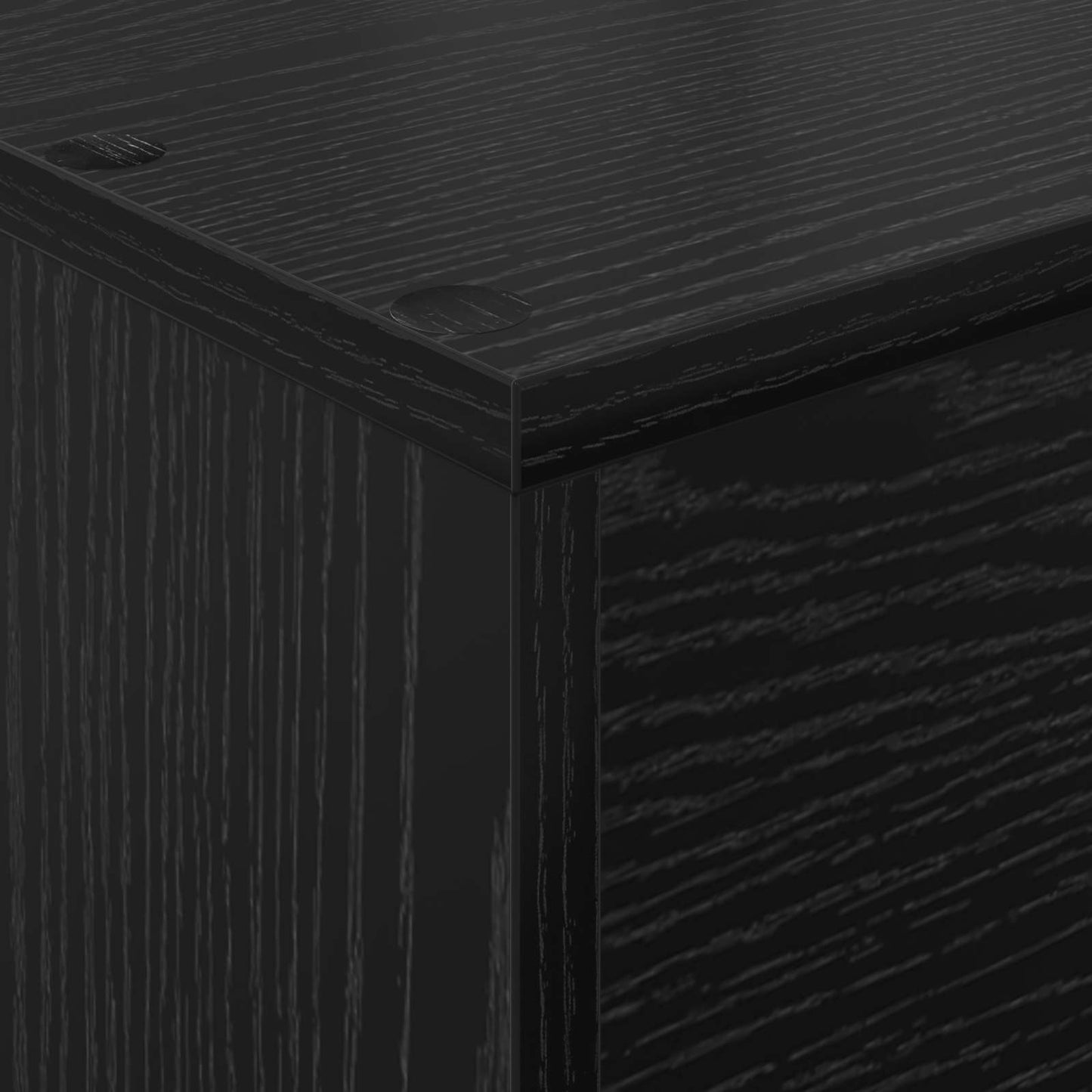 vidaXL Magazine Rack Black Oak 70 x 41 x 96 cm Engineered Wood