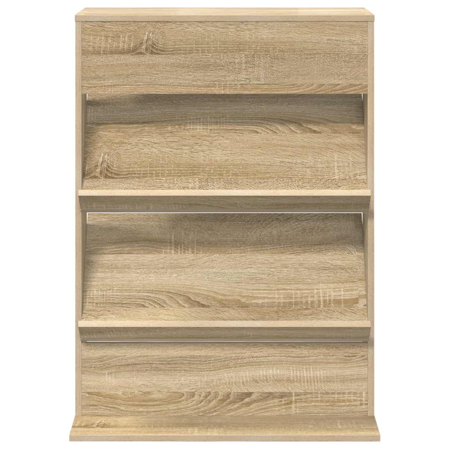 vidaXL Magazine Rack Sonoma Oak 70 x 41 x 96 cm Engineered Wood