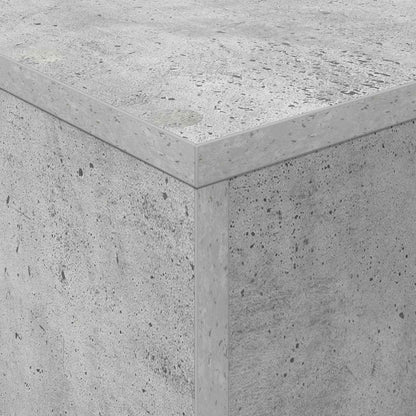 vidaXL Magazine Rack Concrete Grey 70 x 41 x 96 cm Engineered Wood