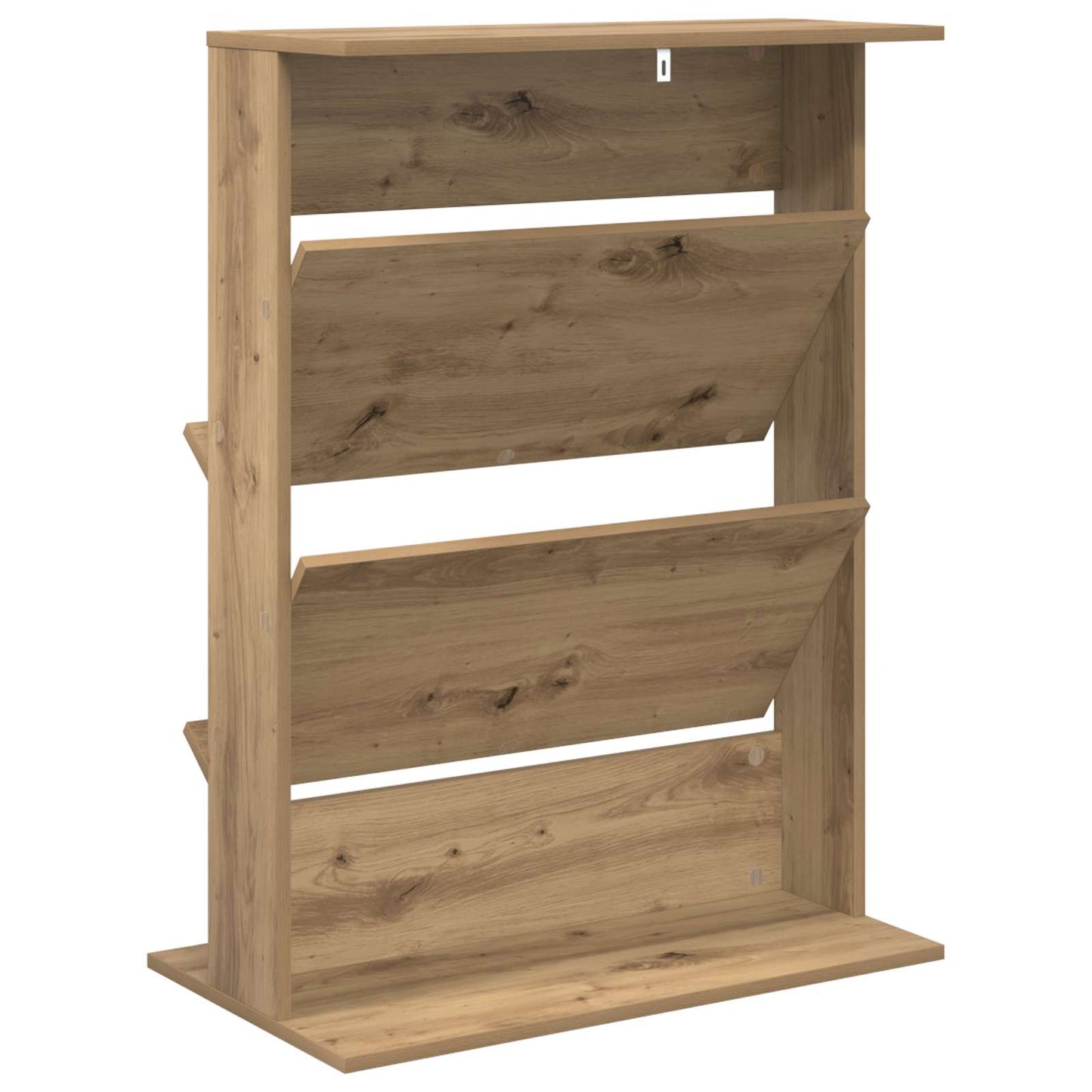 vidaXL Magazine Rack Artisan Oak 70 x 41 x 96 cm Engineered Wood