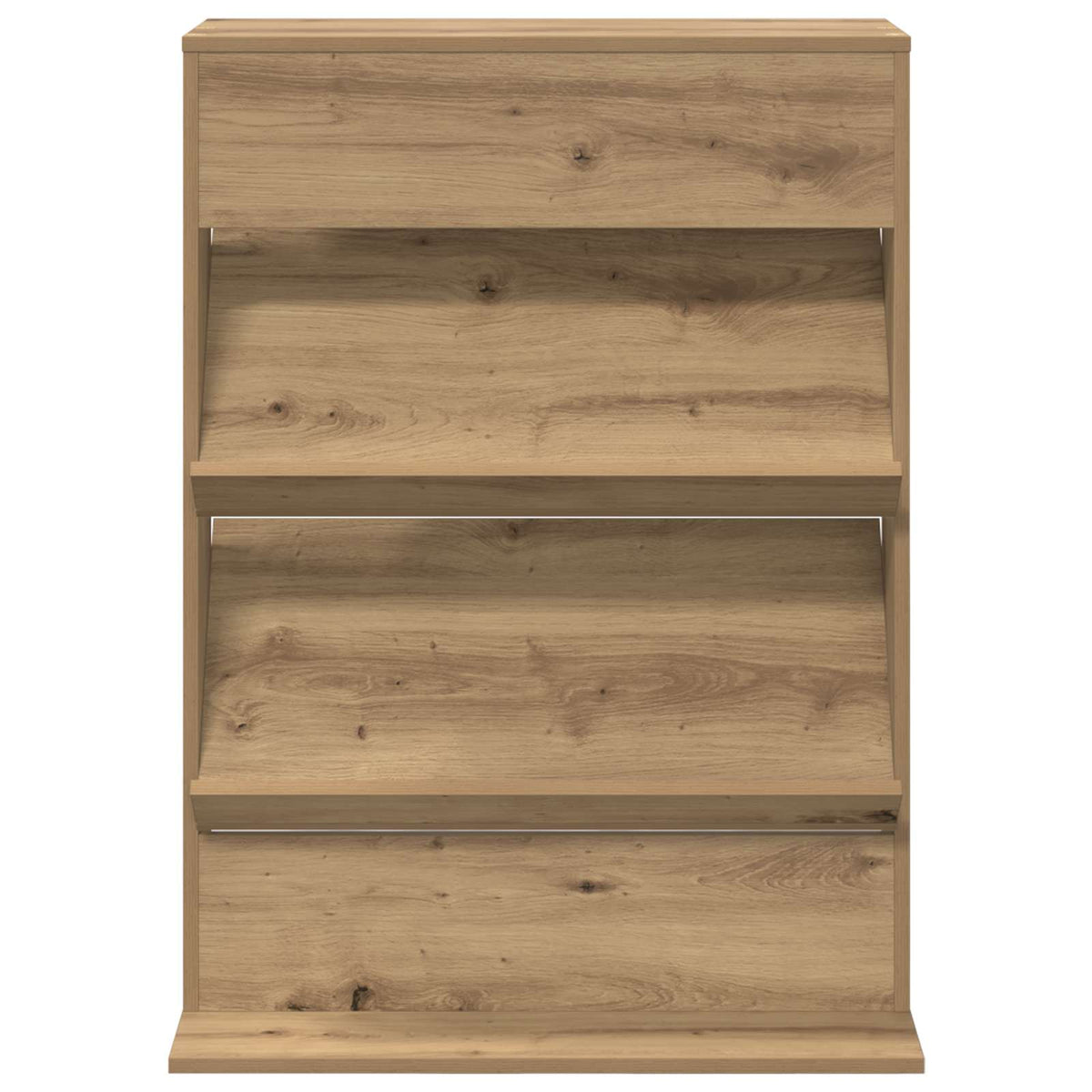 vidaXL Magazine Rack Artisan Oak 70 x 41 x 96 cm Engineered Wood