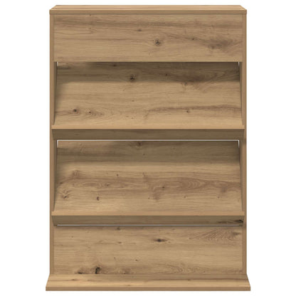 vidaXL Magazine Rack Artisan Oak 70 x 41 x 96 cm Engineered Wood
