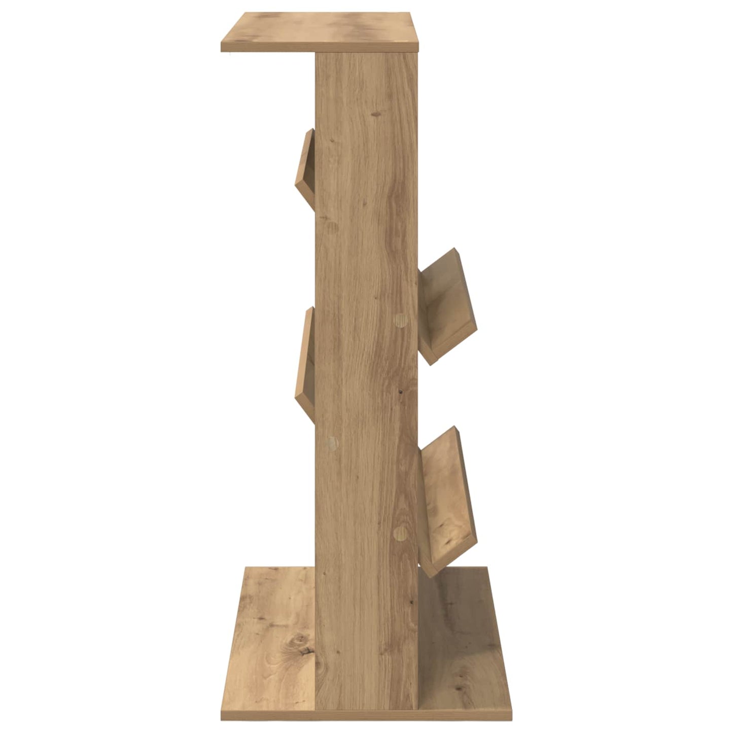 vidaXL Magazine Rack Artisan Oak 70 x 41 x 96 cm Engineered Wood