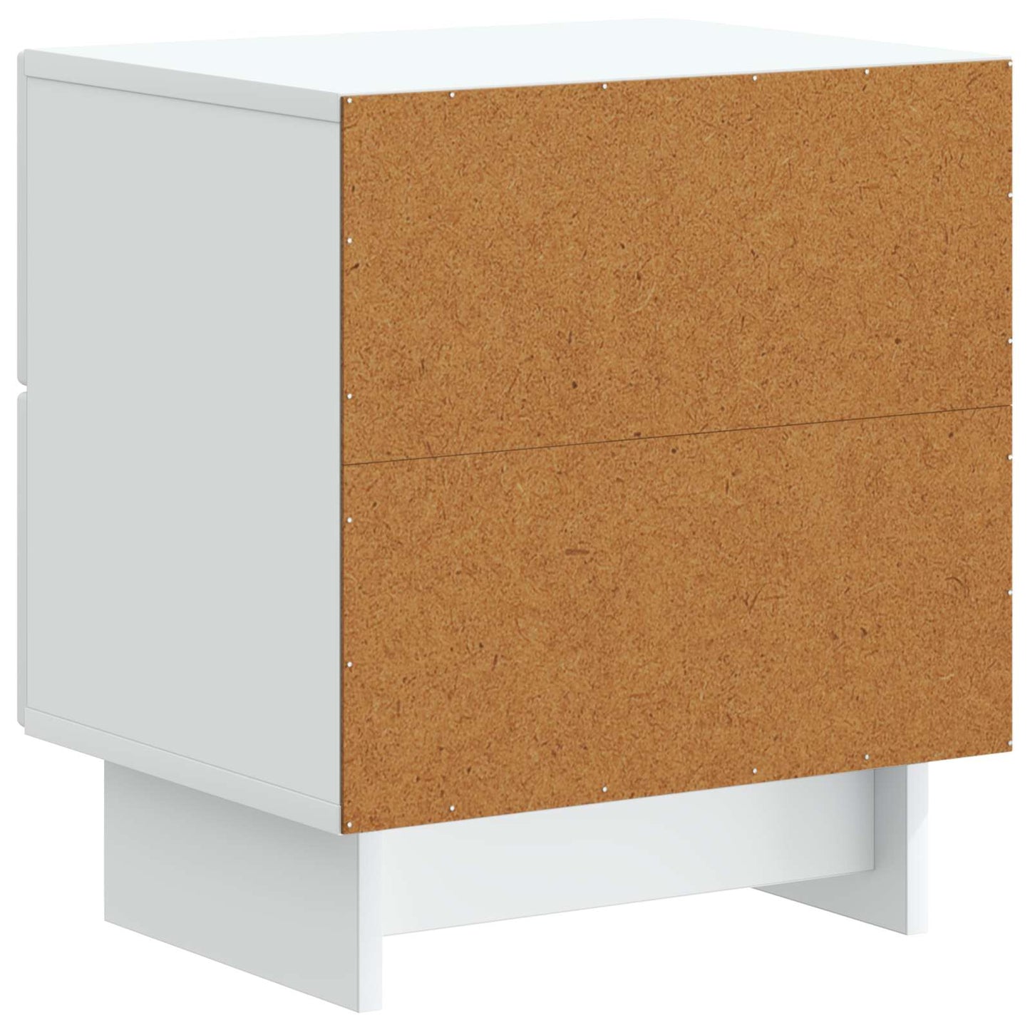 vidaXL Bedside Cabinet White 43 x 34.5 x 47.5 cm Engineered Wood