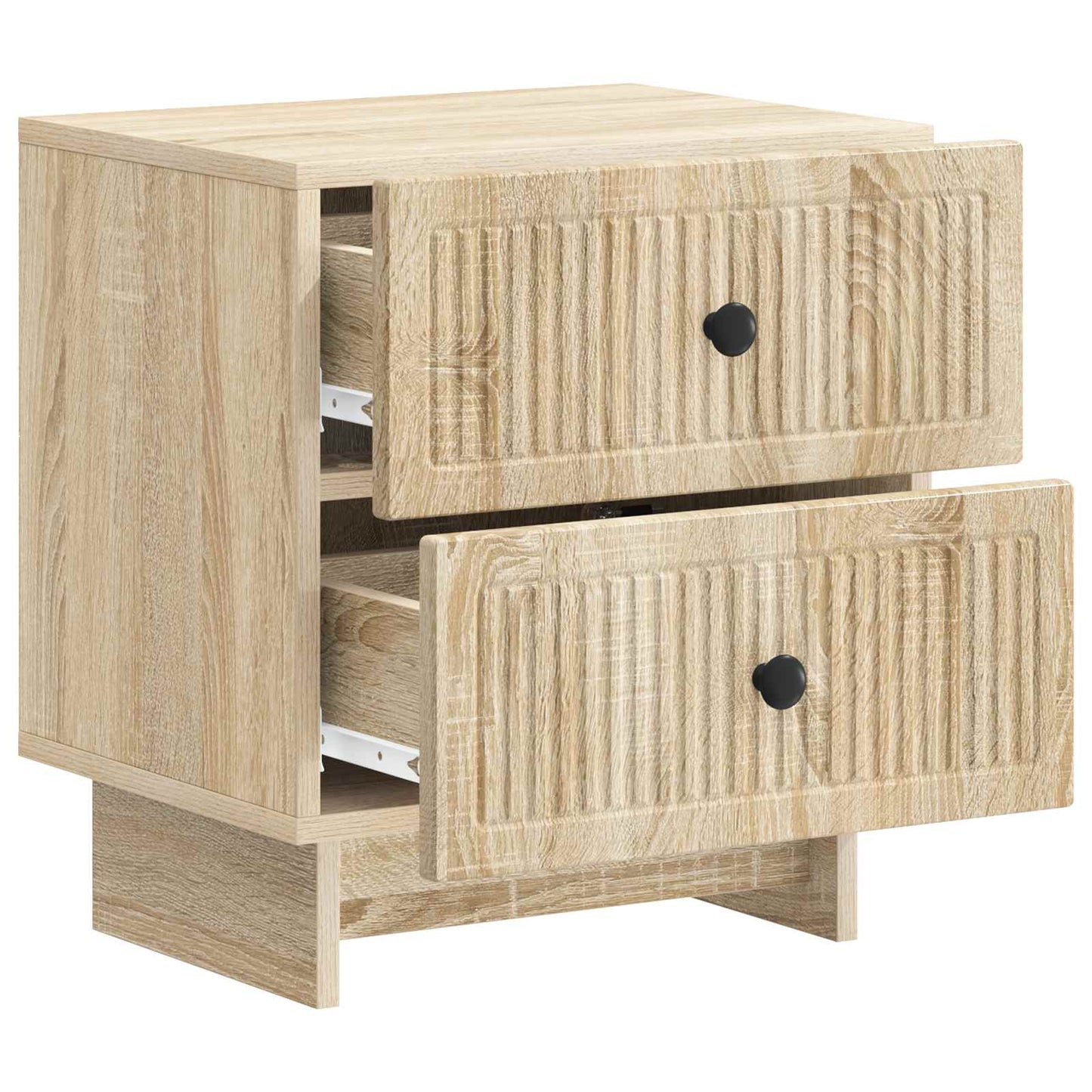 vidaXL Bedside Cabinet Sonoma Oak 43 x 34.5 x 47.5 cm Engineered Wood