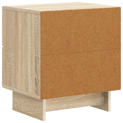 vidaXL Bedside Cabinet Sonoma Oak 43 x 34.5 x 47.5 cm Engineered Wood