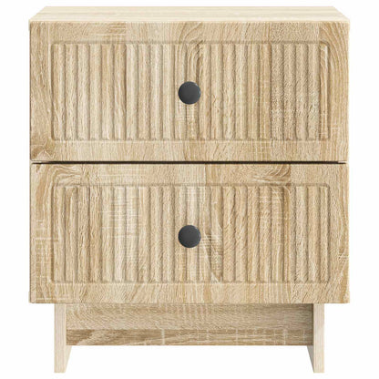 vidaXL Bedside Cabinet Sonoma Oak 43 x 34.5 x 47.5 cm Engineered Wood