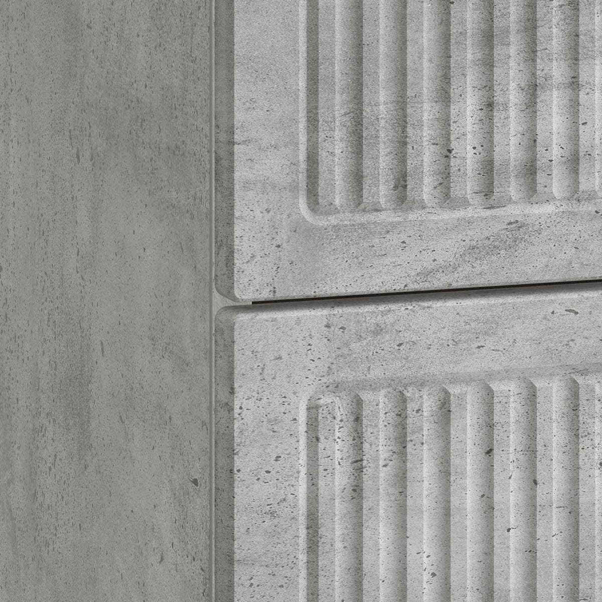 vidaXL Bedside Cabinet with Drawer Concrete Grey 43 x 34.5 x 47.5 cm