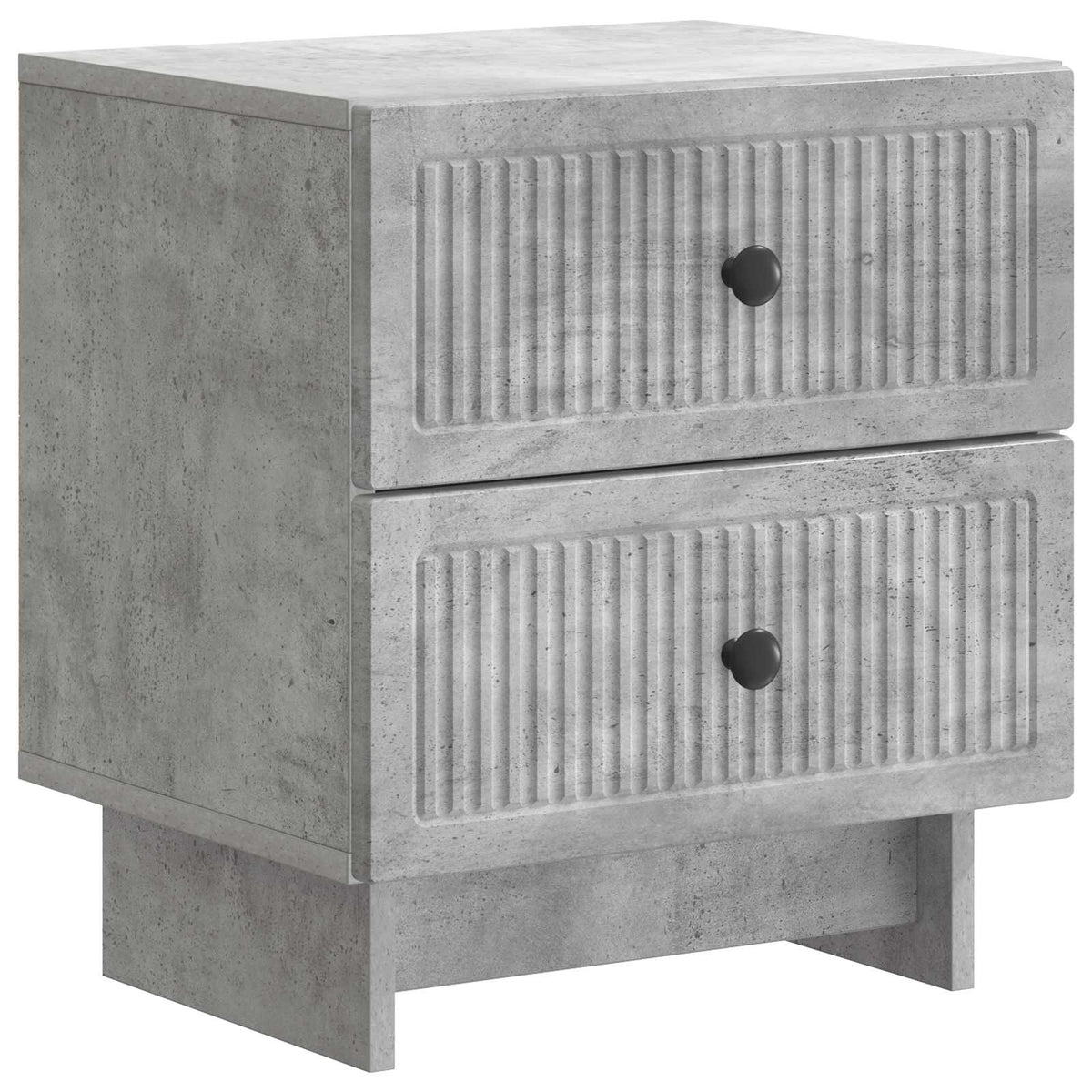 vidaXL Bedside Cabinet with Drawer Concrete Grey 43 x 34.5 x 47.5 cm