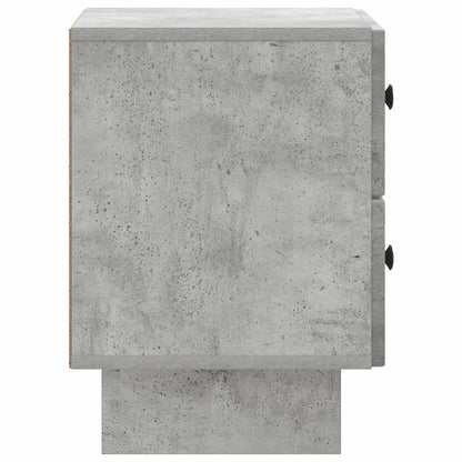 vidaXL Bedside Cabinet with Drawer Concrete Grey 43 x 34.5 x 47.5 cm