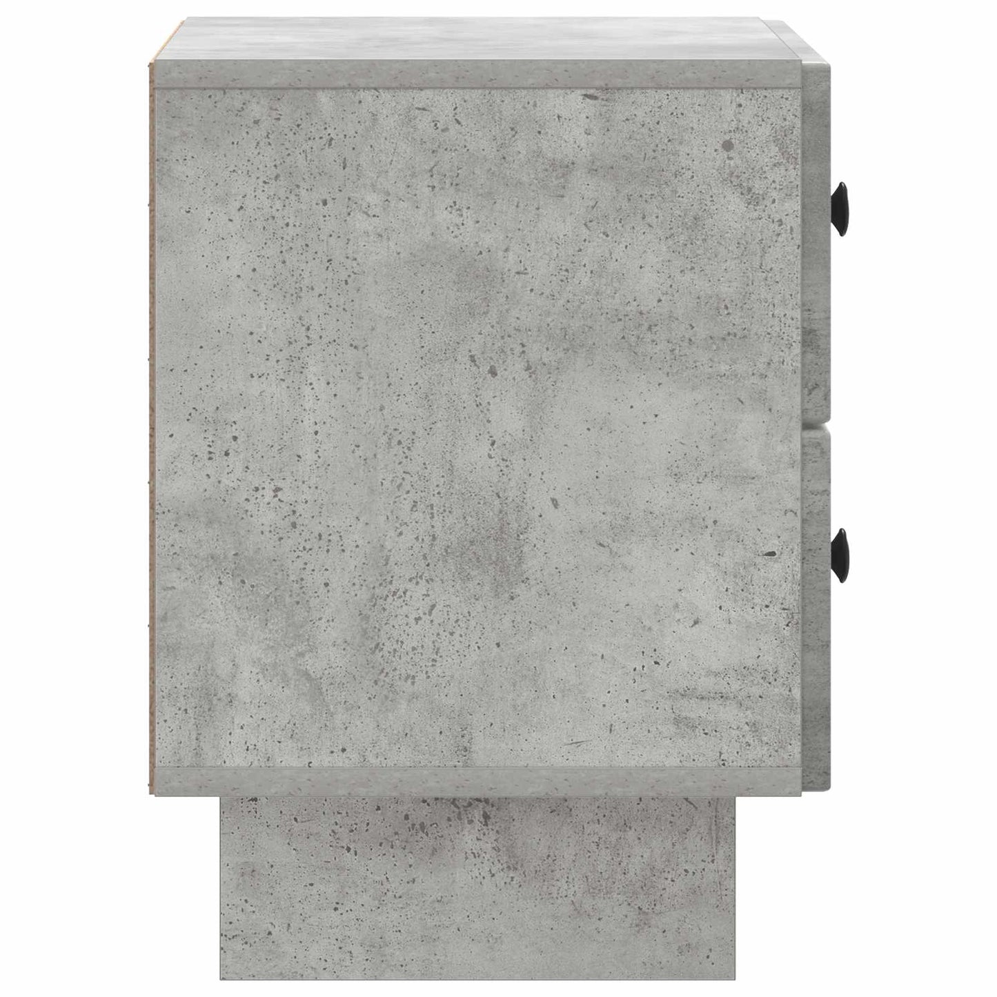 vidaXL Bedside Cabinet 2 pcs Concrete Grey 43 x 34.5 x 47.5 cm