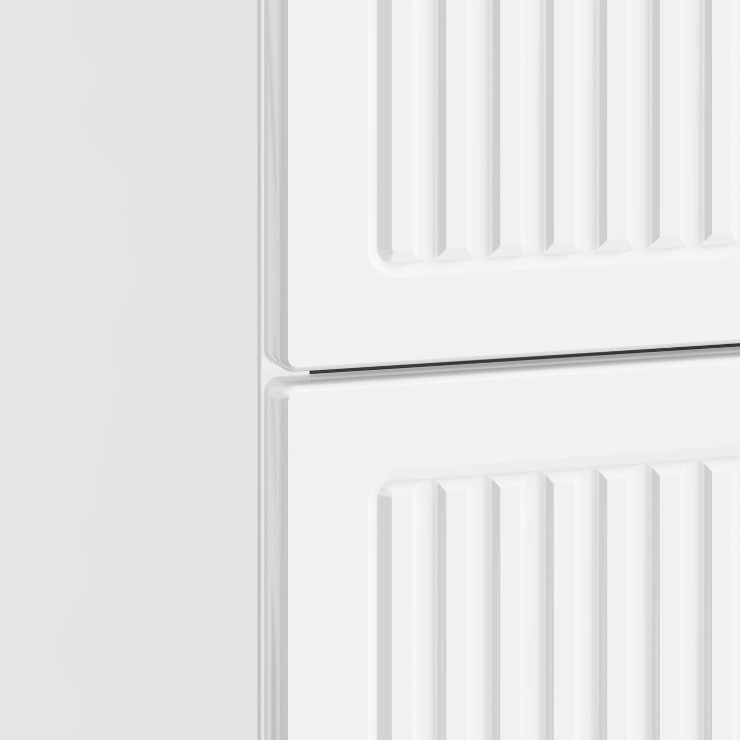 vidaXL Bedside Cabinet High Gloss White 43 x 34.5 x 47.5 cm
