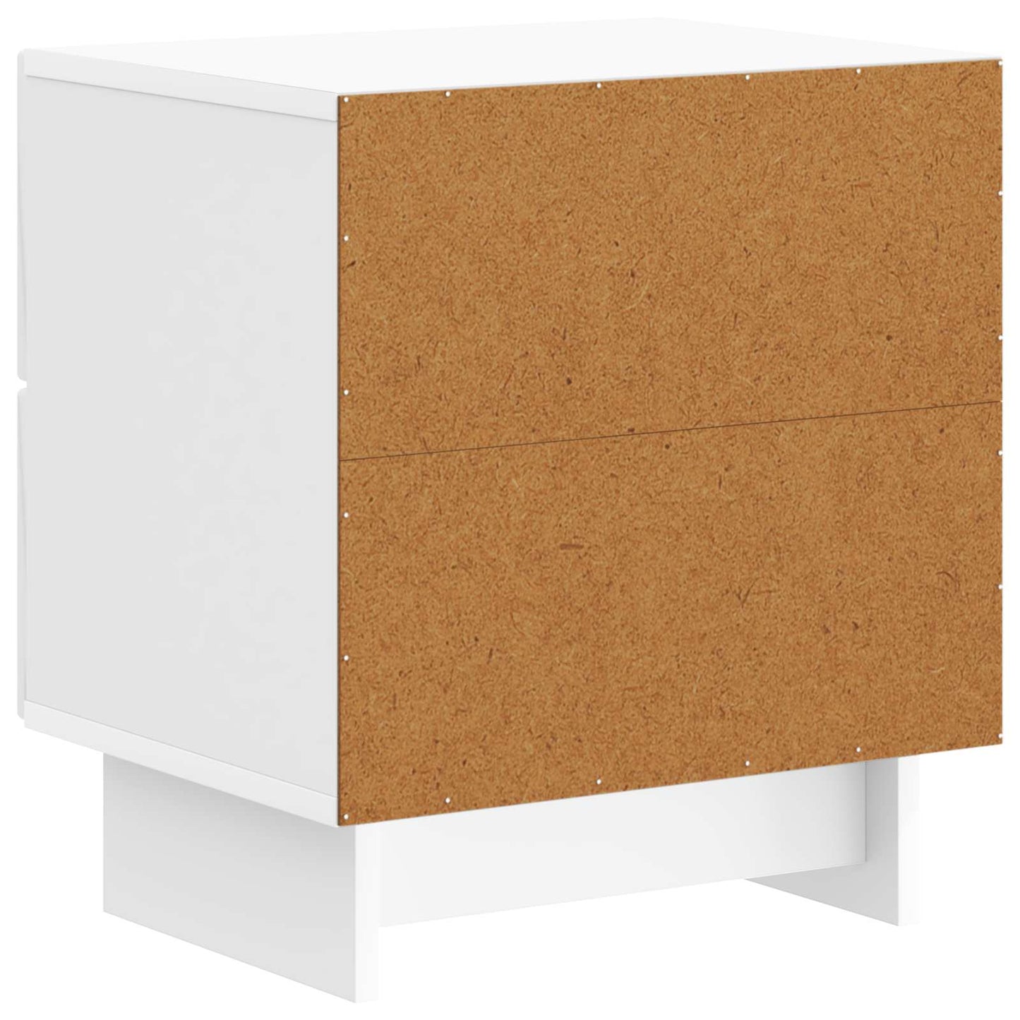 vidaXL Bedside Cabinet 2 pcs High Gloss White 43 x 34.5 x 47.5 cm