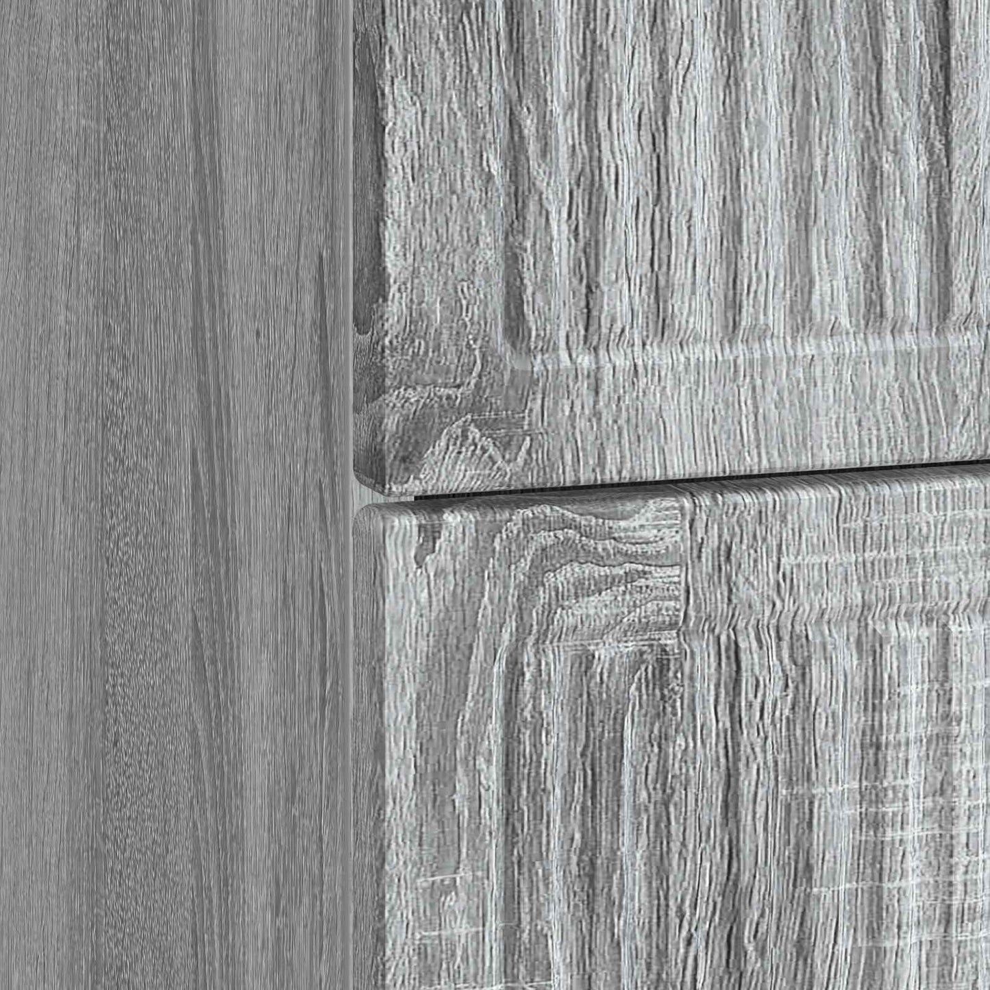 vidaXL Bedside Cabinet Grey Sonoma 43 x 34.5 x 47.5 cm Engineered Wood