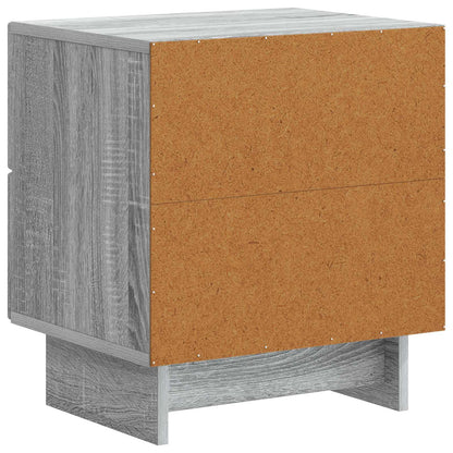 vidaXL Bedside Cabinet 2 pcs Grey Sonoma 43 x 34.5 x 47.5 cm
