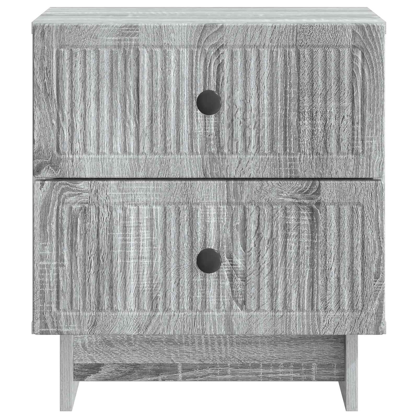 vidaXL Bedside Cabinet 2 pcs Grey Sonoma 43 x 34.5 x 47.5 cm